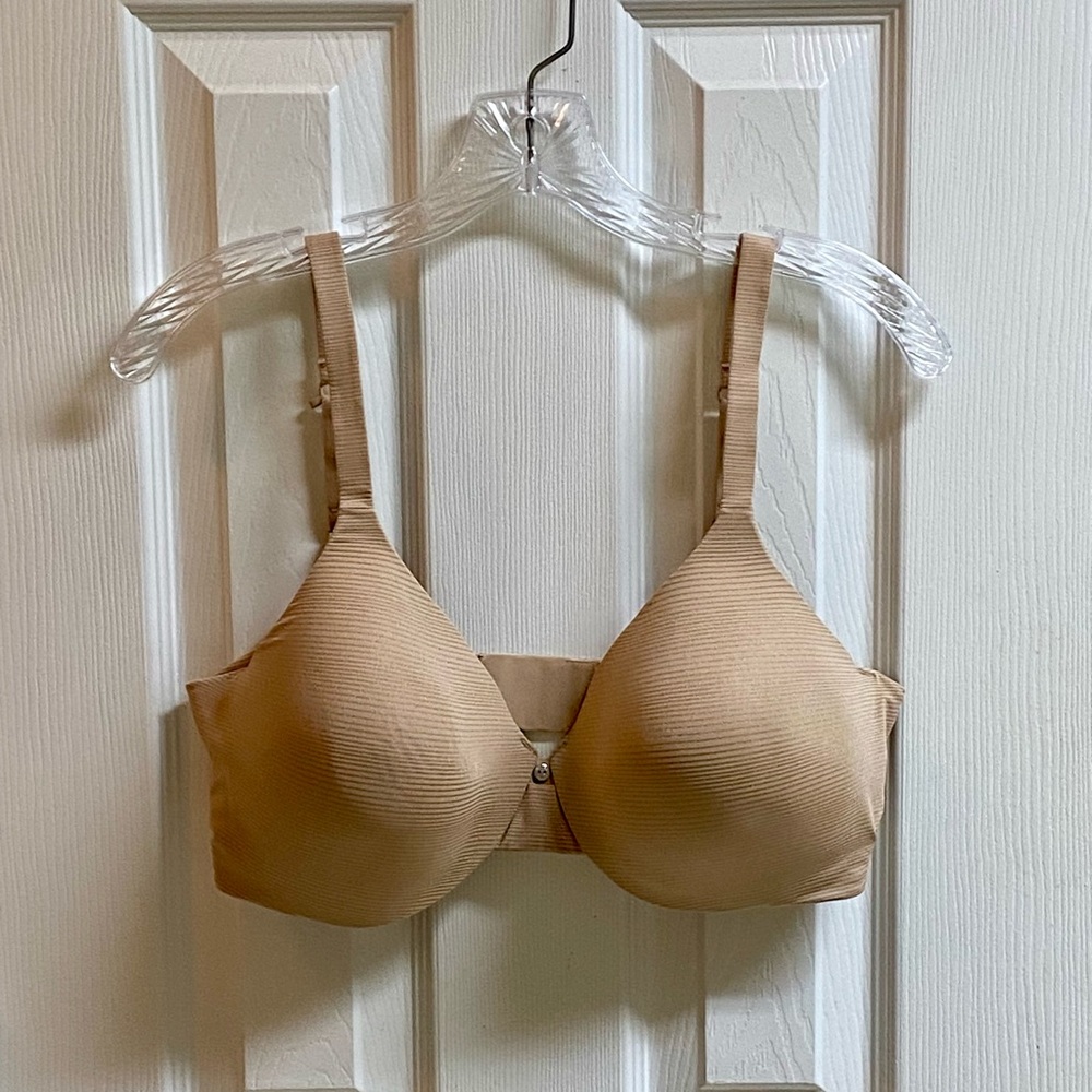 Hanes Tan Molded Cup Wireless Bra